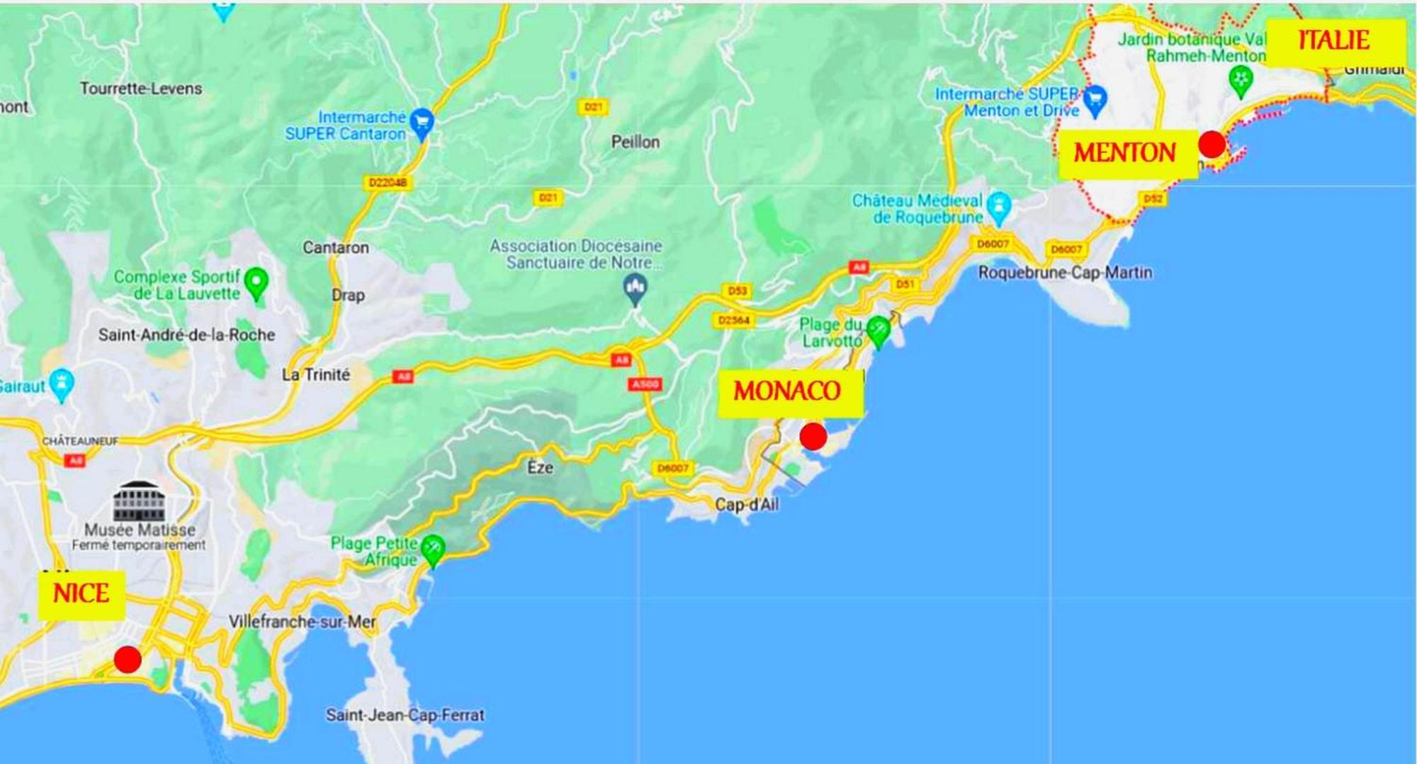 Menton, Centre Historique, Vue Mer ภายนอก รูปภาพ